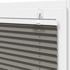 vidaXL Plissee Anthrazit 45x150 cm Stoffbreite 44,4 cm Polyester