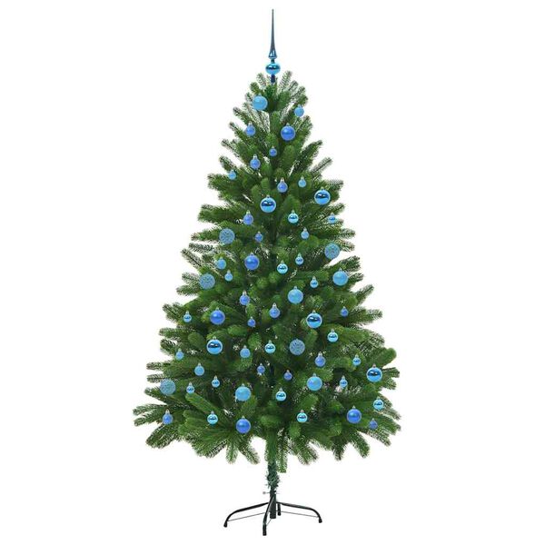 vidaXL Weihnachtsbaum mit 300 LEDs mit St&auml;nder Gr&uuml;n 180 cm PE