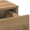 vidaXL Schminktisch mit T&uuml;r 2 pcs Braun 50 x 41 x 135 cm Holzwerkstoff