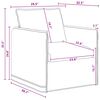 vidaXL Sofa Set 2 pcs Dunkelgrau 156 x 82 x 85 cm Stoff