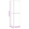 vidaXL TV-Schrank Sonoma-Eiche 30,5x30x110 cm Holzwerkstoff