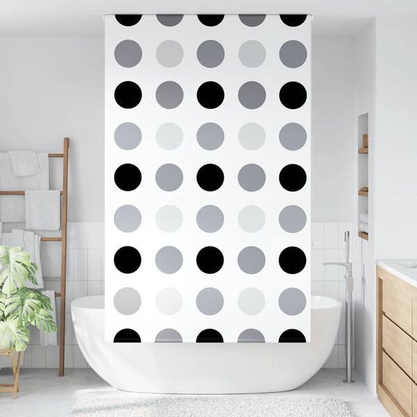 vidaXL Duschrollo 140x240 cm Stoffbreite 136 cm