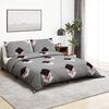 vidaXL Bettw&auml;sche-Set Grau 260x240 cm Baumwolle