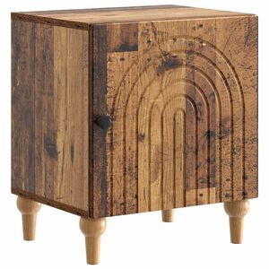 vidaXL Nachttisch Altholz 43 x 34,5 x 50 cm Holzwerkstoff