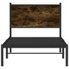 vidaXL Metallbett ohne Matratze R&auml;uchereiche 90x190 cm