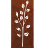 vidaXL Brennholzregal 40x30x80 cm Wetterfester Stahl