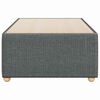 vidaXL Bettgestell ohne Matratze Dunkelgrau 100x200 cm Stoff