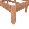 vidaXL Massivholzbett Teak 160x200 cm