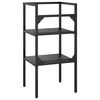 vidaXL Badezimmer Waschtischgestell Schwarz 40x38x83 cm Eisen