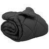 vidaXL Winterbettdecke Anthrazit 240 x 260 cm Mikrofaser