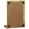 vidaXL Badezimmer Spiegel Braun 50 x 22 x 70 cm Massivholz Mango