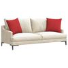 vidaXL Sofakissen 2 pcs Rot 50 x 50 cm Stoff