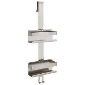 vidaXL Duschcaddy H&auml;ngend Geb&uuml;rsteter Edelstahl 304