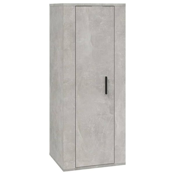 vidaXL TV-Wandschrank Betongrau 40x34,5x100 cm