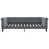 vidaXL Tagesbett mit Matratze Dunkelgrau 100x200 cm Samt