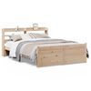 vidaXL Bettgestell mit Kopfteil ohne Matratze 150x200 cm