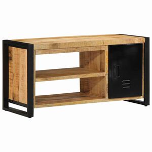 vidaXL Schuhbank Braun 100 x 40 x 50 cm Massivholz Mango