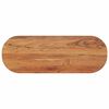 vidaXL Tischplatte 110x40x2,5 cm Oval Massivholz Akazie