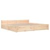 vidaXL Bett mit Schubladen 200x200 cm