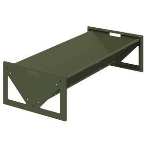 vidaXL Futtertr&ouml;ge f&uuml;r Nutztiere Olive Gr&uuml;n 108 x 50 x 28 cm