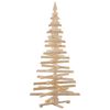 vidaXL Weihnachtsb&auml;ume mit St&auml;nder Natur 180 cm Massivholz Kiefer