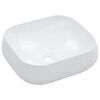 vidaXL Waschbecken 44,5 x 39,5 x 14,5 cm Keramik Wei&szlig;