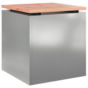 vidaXL Gartenbank Verzinkter Stahl 40 x 40 x 43 cm
