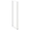 vidaXL Bartischbeine U-Form 2 Stk. Wei&szlig; 40x(110-111) cm Stahl