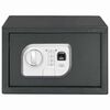 vidaXL Digitaler Safe mit Schloss Dunkelgrau 31 x 20 x 20 cm Stahl