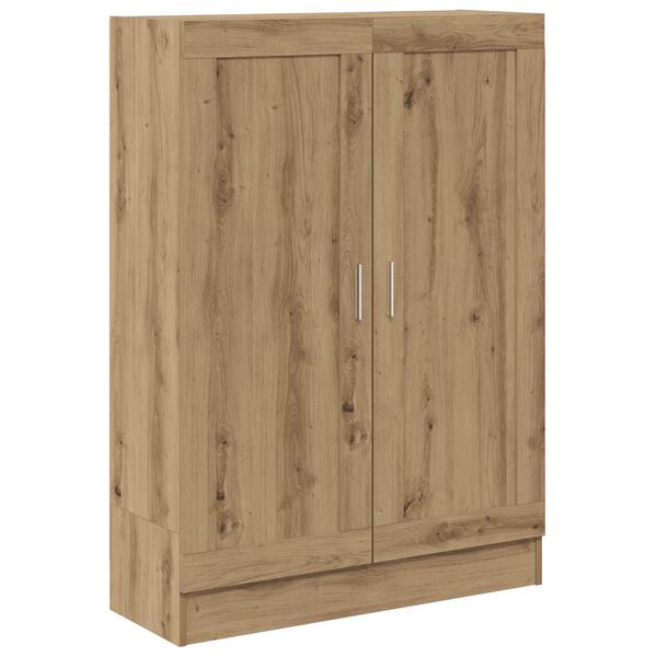 vidaXL B&uuml;cherschrank Artisan-Eiche 82,5x30,5x115 cm Holzwerkstoff