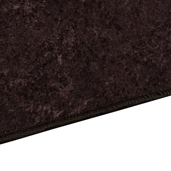 vidaXL Teppichl&auml;ufer MARSA Anthrazit 100 x 100 cm Polyester und PVC