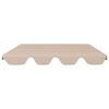 vidaXL Ersatzdach f&uuml;r Hollywoodschaukel Beige 150/130x105/70 cm