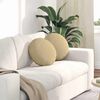 vidaXL Sitzkissen 2 pcs Grau-Gr&uuml;n &Oslash; 40 cm Cordstoff