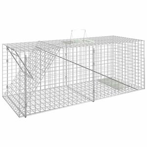 vidaXL Tierfalle 64,5 x 25 x 26,5 cm Verzinktes Eisen