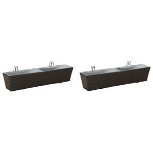 vidaXL Balkon Metall