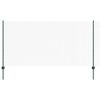 vidaXL Zaun mit Pfosten Gr&uuml;n 1,2 x 50 m Stahl und PVC