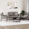 vidaXL Sofagarnituren 3 pcs Taupe 115 x 56 x 80 cm Sperrholz
