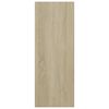 vidaXL Konsolentisch Sonoma-Eiche 78x30x80 cm Holzwerkstoff