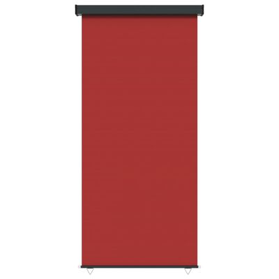 vidaXL Balkon-Seitenmarkise 122x250 cm Rot