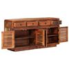 vidaXL Sideboard Altholz Massiv 150x35x75 cm