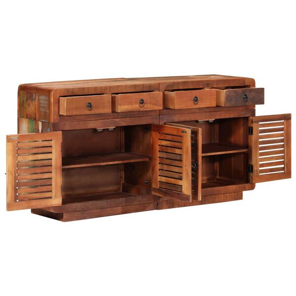 vidaXL Sideboard Altholz Massiv 150x35x75 cm