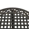 vidaXL 5-tlg. Garten-Essgruppe Bronzen Aluminiumguss