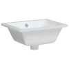 vidaXL Waschbecken Wei&szlig; 39x30x18,5 cm Rechteckig Keramik