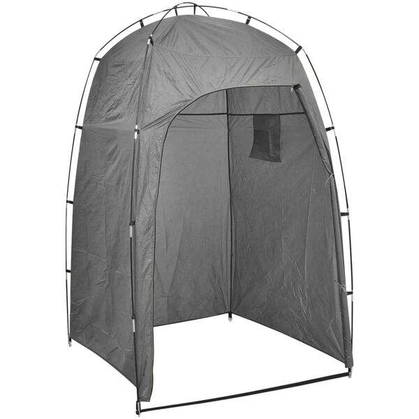 vidaXL Tragbare Campingtoilette mit Zelt 10+10 L