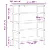 vidaXL B&uuml;cherregal Altholz 60 x 29,5 x 81 cm Holzwerkstoff