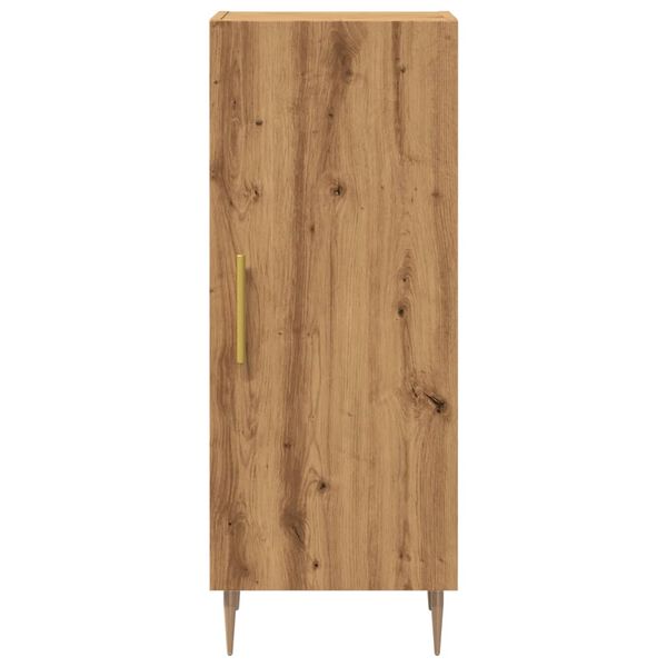 vidaXL Sideboard Artisan-Eiche 34,5x34x90 cm Holzwerkstoff