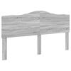 vidaXL Bettrahmen Graues Sonoma 200 x 200 cm Ingenieurs Holz