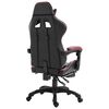 vidaXL Gaming-Stuhl mit Fu&szlig;st&uuml;tze Weinrot Kunstleder