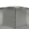vidaXL Pflanzk&uuml;bel Silber 60 x 60 x 50 cm Verzinkter Stahl