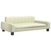 vidaXL Kindersofa Creme 90x53x30 cm Kunstleder